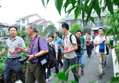 “中央媒体湖北采风团抵达随州”